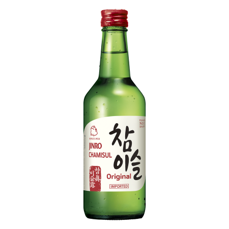 Jinro Chamisul Original Soju 20,1%, 350ml