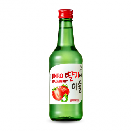 Jinro Strawberry Flavour Soju 13%, 350ml