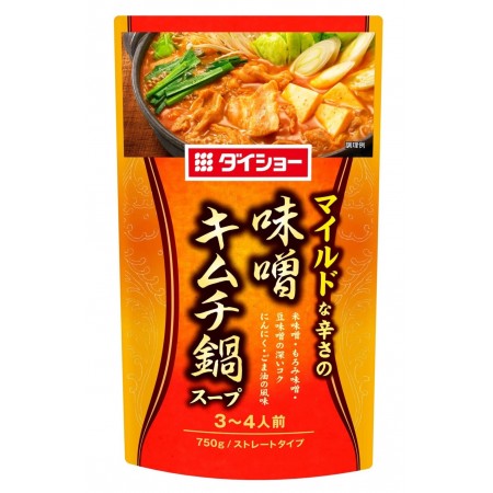 Daisho Hot Pot Soup Base Miso Kimchi 750g