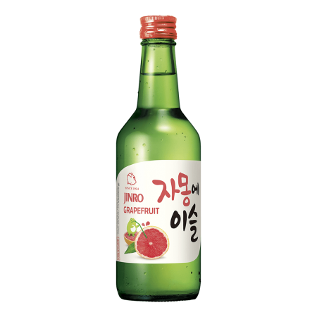 Jinro Grapefruit Flavour Soju 13%, 350ML