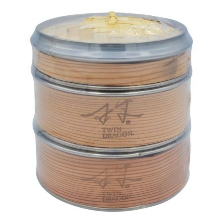 Bamboo Steamer Deluxe Metal Edge 15cm