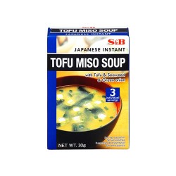 S&B Instant Tofu Miso Soup 30G