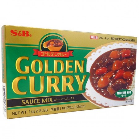 S&B Golden Curry Medium Hot 1kg