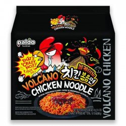 Paldo Volcano Chicken Instant Noodle 140gx4 Bulk Pack