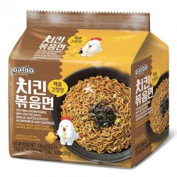 Paldo Stir-Fried Chicken Spicy Soy Sauce Instant Noodle 4x 130g (520g)