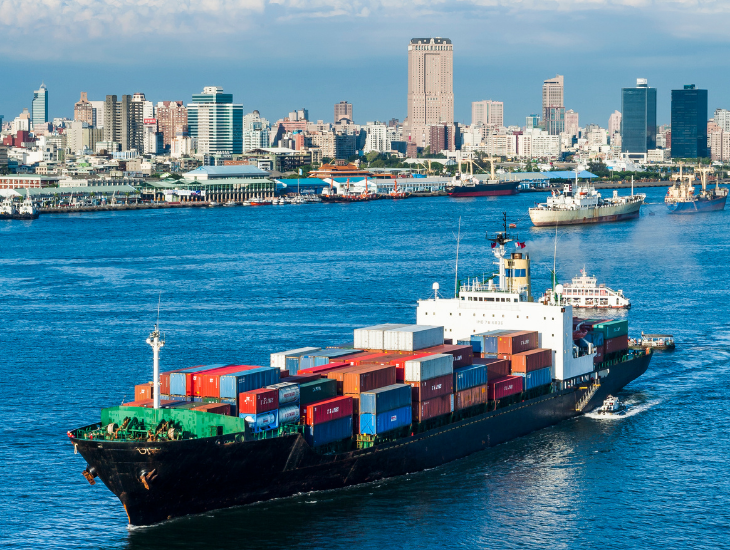 Containertransport japanischer Waren in die EU
