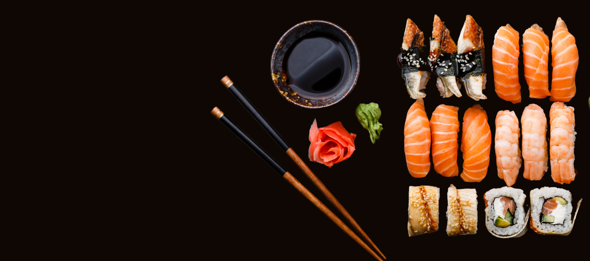 explore the best sushi rice, sushi ginger, wasabi, soy sauce, sushi vinegar, teriaki and more